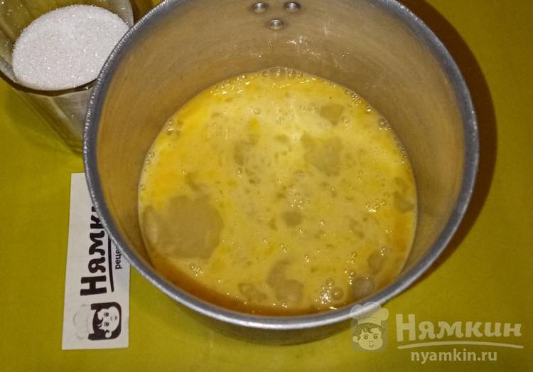 Тесто для Шифонового медовика в домашних условиях - фото шаг 2