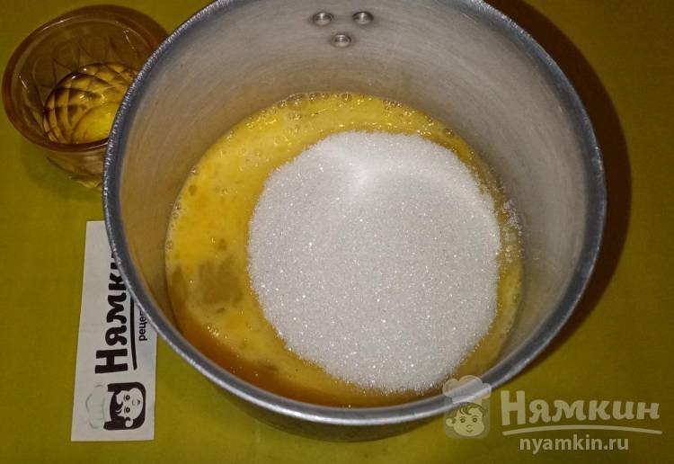 Тесто для Шифонового медовика в домашних условиях - фото шаг 3