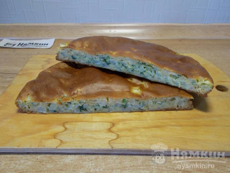 Заливной пирог с капустой на кефире в духовке - классический рецепт с пошаговыми фото