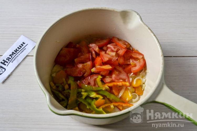 Суп-пюре из кабачков с овощами на курином бульоне - фото шаг 3