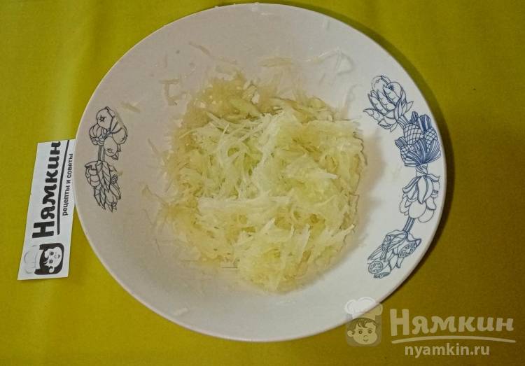 Кабачковые творожники на пару при панкреатите - фото шаг 2