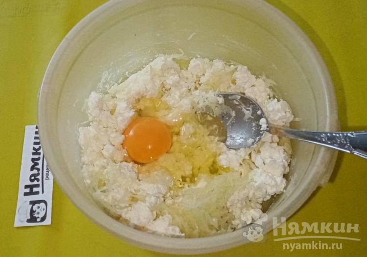 Кабачковые творожники на пару при панкреатите - фото шаг 4