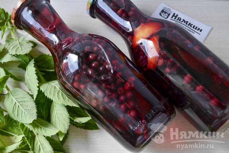 Мохито из черной смородины, лимона и мяты на зиму - фото шаг 8