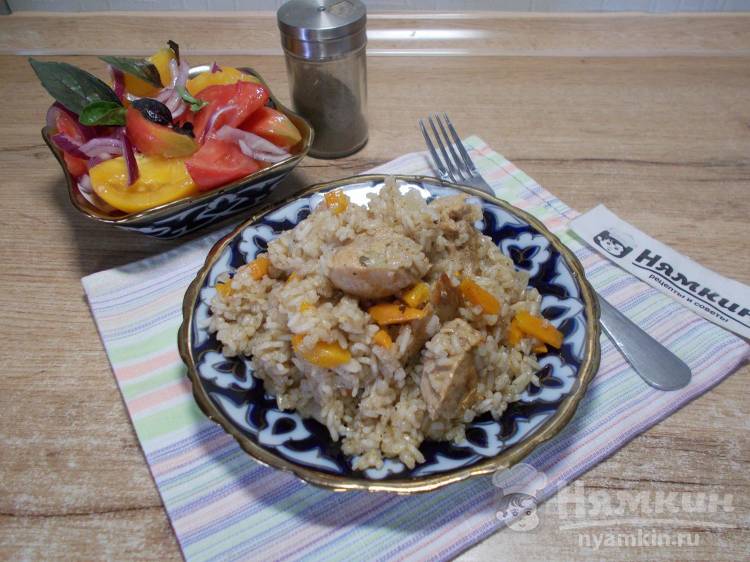 Вкусный домашний плов со свининой в казане - фото шаг 9