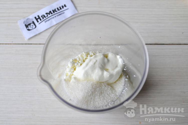 Быстрый десерт без выпечки из творога и крыжовника в стаканчиках - фото шаг 4