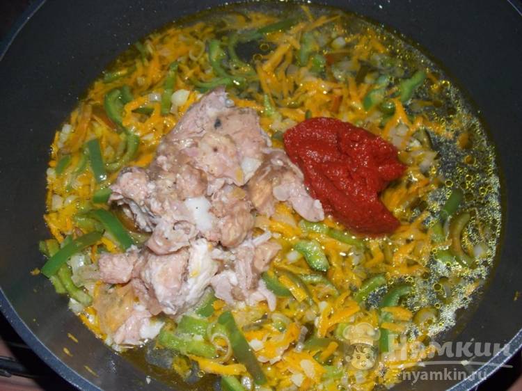Как приготовить Помидорный суп с томатной пастой рецепт пошагово
