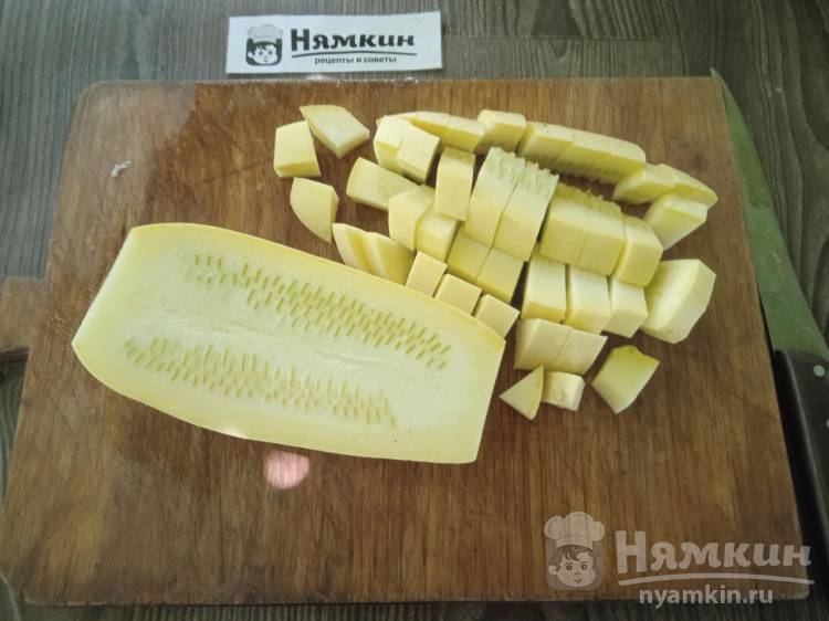Постное рагу с кабачками, капустой и свежим зеленым горошком - фото шаг 6
