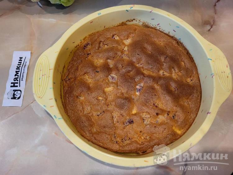 Бисквитный пирог с красными апельсинами в духовке - фото шаг 7