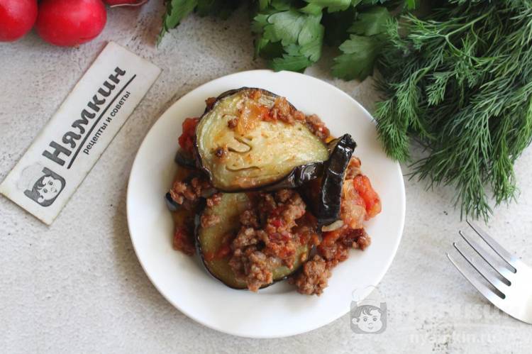 Хореш бурани по-курдски (жареные баклажаны с мясным фаршем) - фото шаг 8