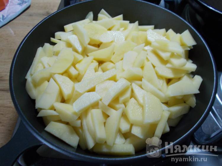 Как приготовить картошку с грибами в сливках