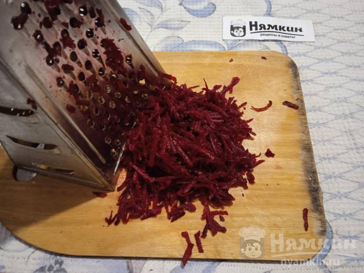 Красный борщ со свининой и свеклой без фасоли и без зажарки - фото шаг 6