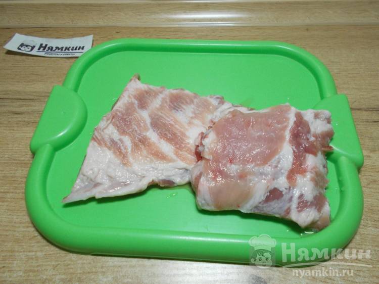 Свиные ребрышки с картошкой в рукаве рецепт с фото пошагово