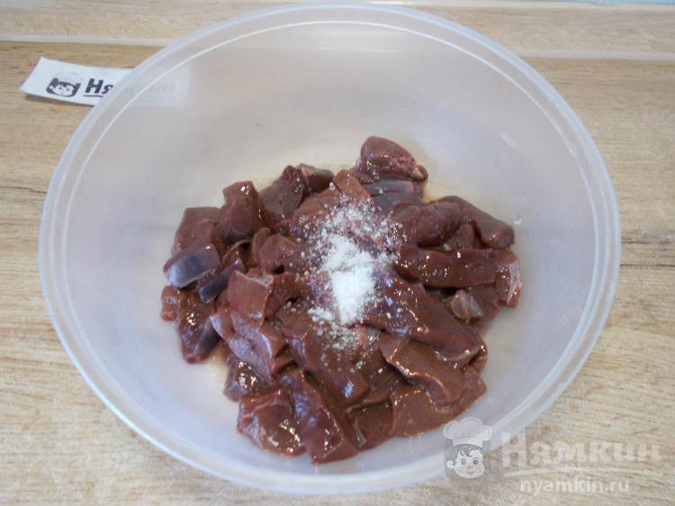 Говяжья печень в сливках – пошаговый рецепт приготовления с фото