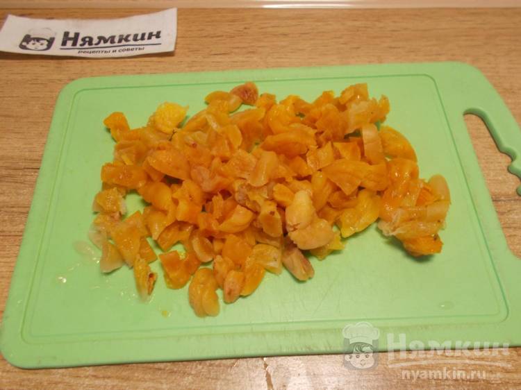 Творожная пасха в пасочнице без куриных яиц с курагой и маком - фото шаг 3