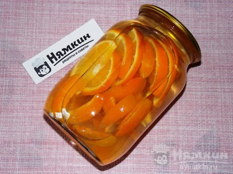 Компот из абрикосов с апельсинами на зиму без стерилизации - фото шаг 6