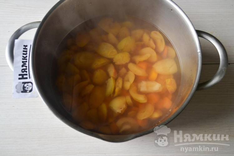 Напиток морковно-яблочный с сахаром и лимонной кислотой - фото шаг 5