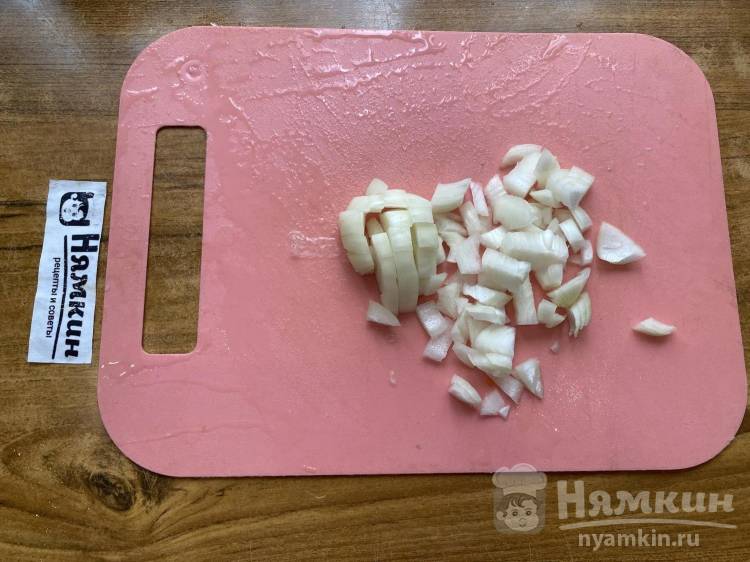 Куриная лапша с беби-картофелем и зажаркой из лука и моркови - фото шаг 10