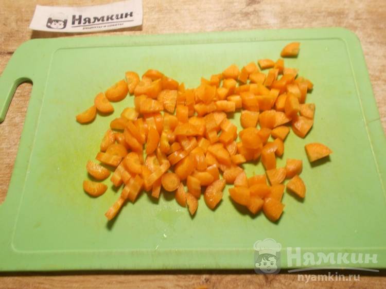 Каша из булгура с мясом и овощами в мультиварке - фото шаг 5