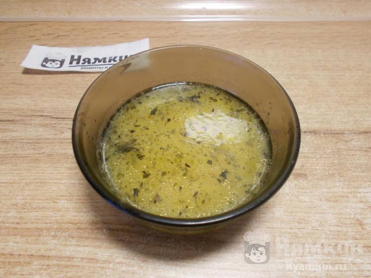 Тыквенный крем-суп на курином бульоне с овощами и сливочным сыром - фото шаг 6