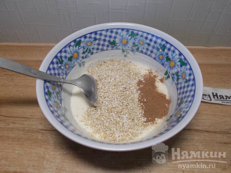 Шоколадные творожники без сахара с отрубями в электровафельнице - фото шаг 2