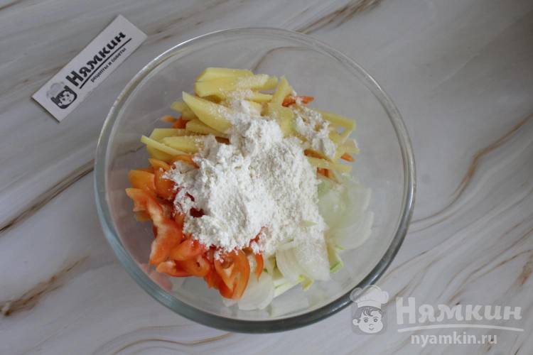 Овощной блин Ячеджон на сковороде по-корейски - фото шаг 3