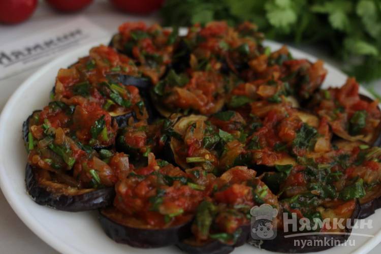 Жареные баклажаны с помидорами и луком по-таджикски - фото шаг 9