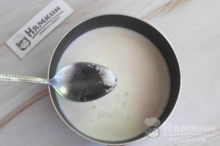 Молочная рисовая каша с булгуром - фото шаг 6
