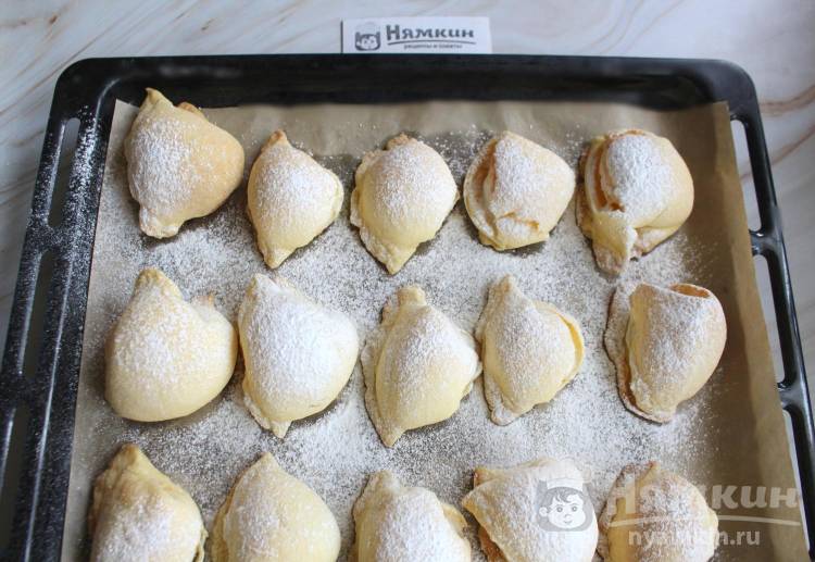 Печенье Сугробы с белковым кремом к новогоднему столу - фото шаг 11