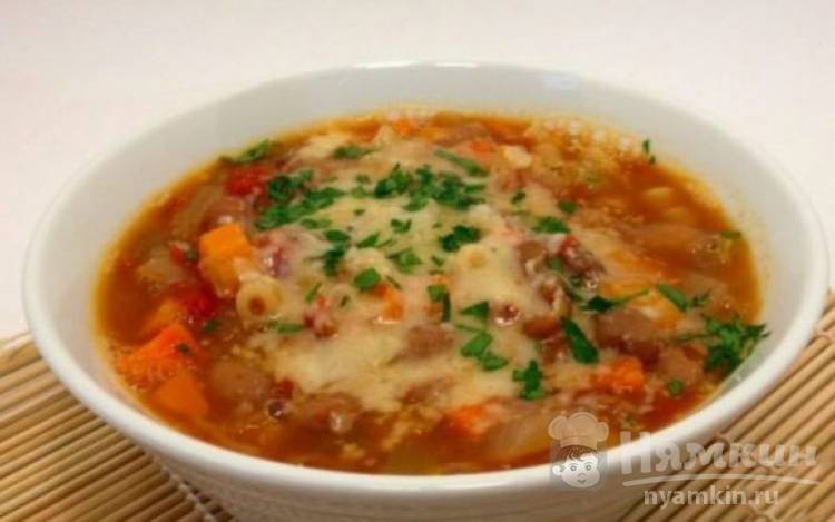 Суп из кильки в томатном соусе 
