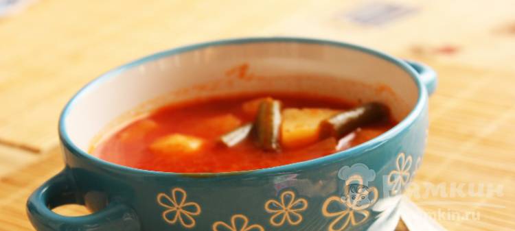 Томатный суп по-мексикански в мультиварке