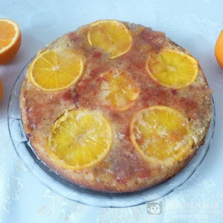 Перевернутый пирог с апельсинами