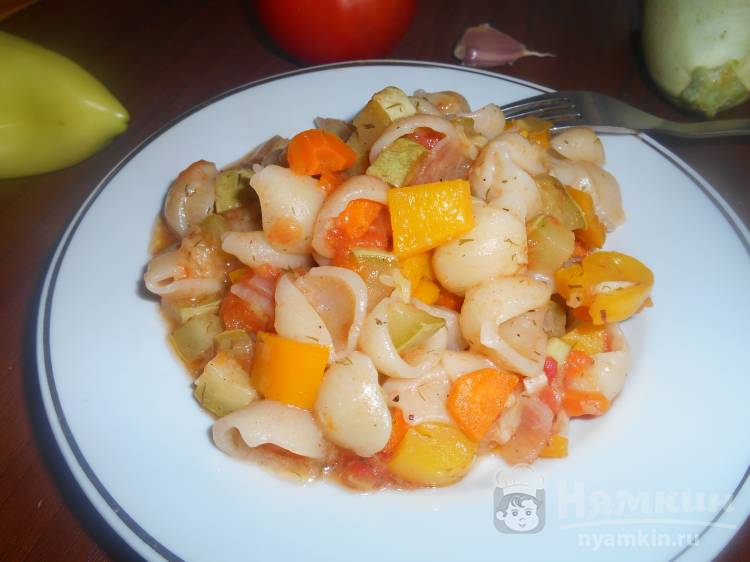 Паста с овощным рагу - пошаговый рецепт с фото на manikyrsha.ru