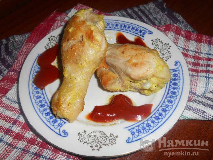 Рецепт приготовления куриной голени на сковороде