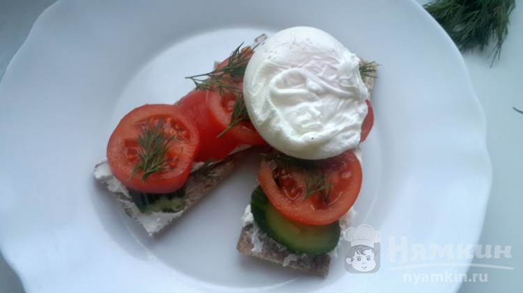 Диетические бутерброды с яйцом пашот рецепт пошаговый с фото - Nyamkin.RU