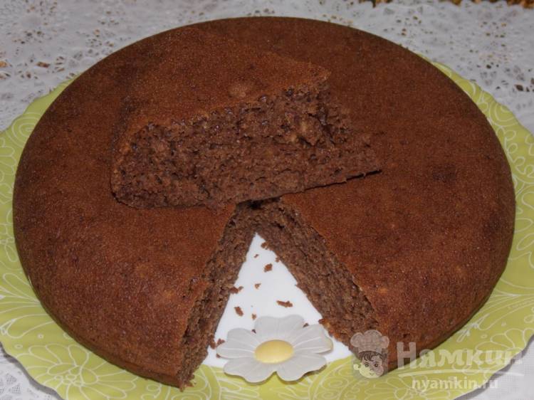 Шоколадный кекс в мультиварке пошаговый рецепт с фото
