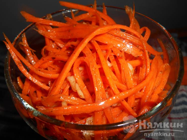 Морковь по-корейски с кориандром