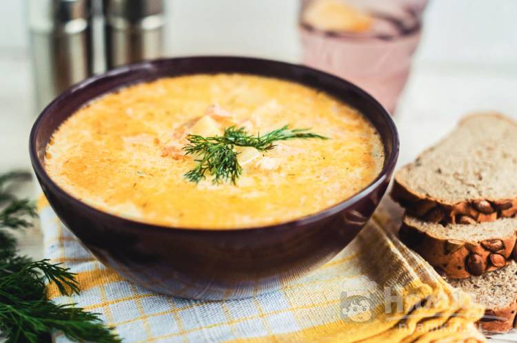 Суп из семги — простой пошаговый рецепт с фото