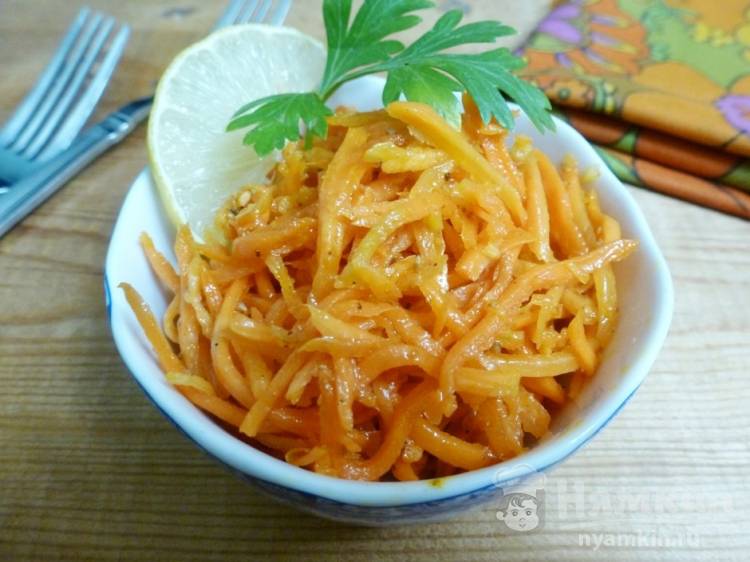 Острая морковка по-корейски – пошаговый рецепт приготовления с фото
