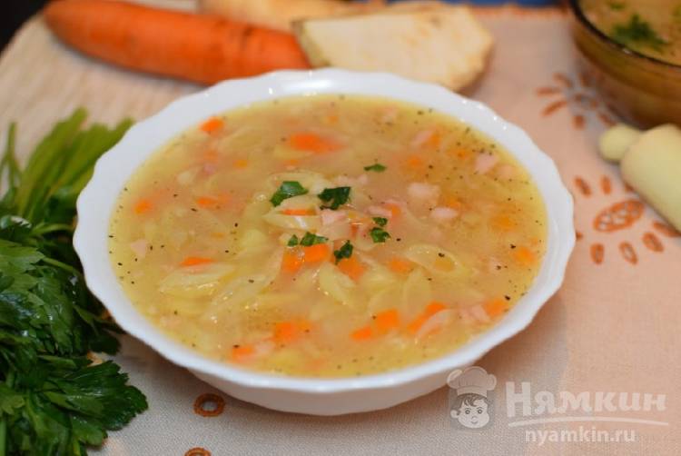 Овощной суп из стручковой фасоли