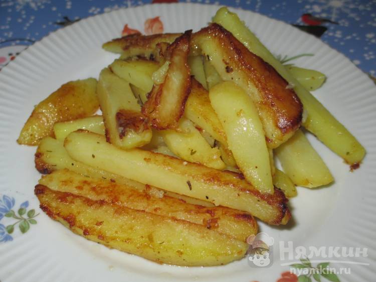 Жареная картошка с аппетитной корочкой