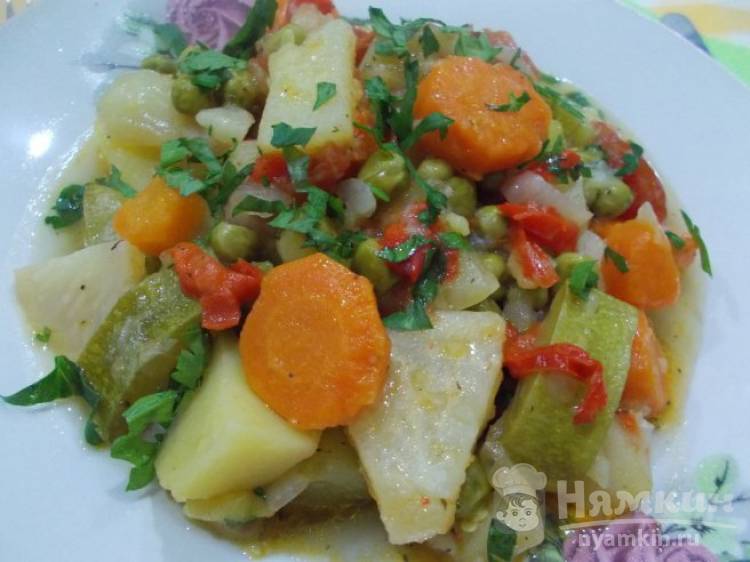 Рагу из овощей с картошкой