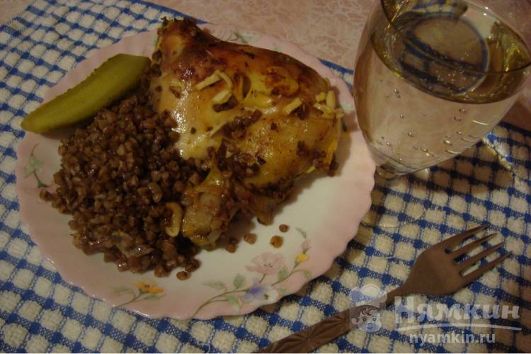 Курица запеченная в духовке с гречкой рецепт пошаговый с фото - webmaster-korolev.ru