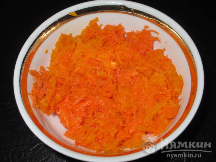 Тыквенно-морковный салатик для хорошей работы кишечника 