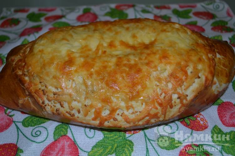 Багет с сыром и чесноком