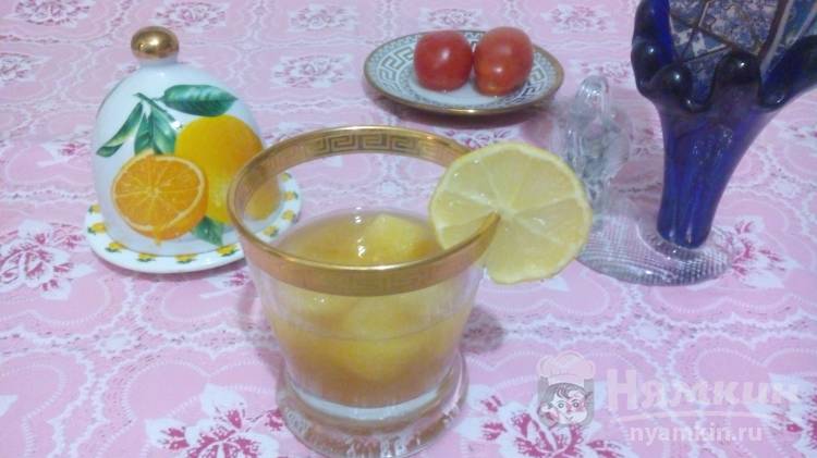 Коньячный коктейль с мёдом и апельсиновым соком