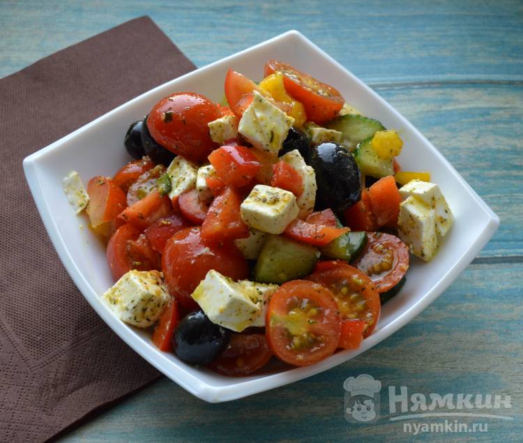 Вкусный греческий салат 