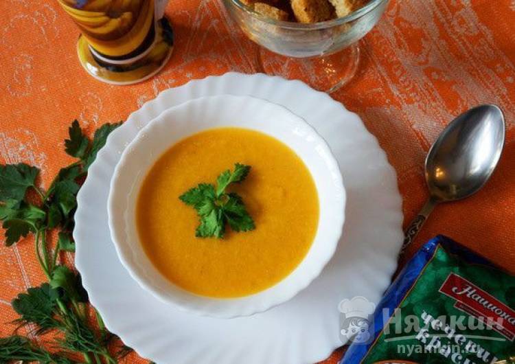Суп из красной чечевицы с зирой