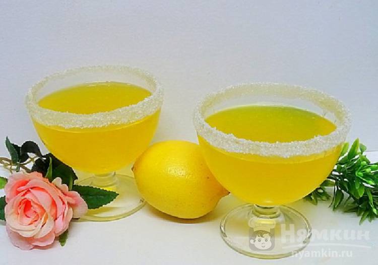 Лимонное желе с желатином