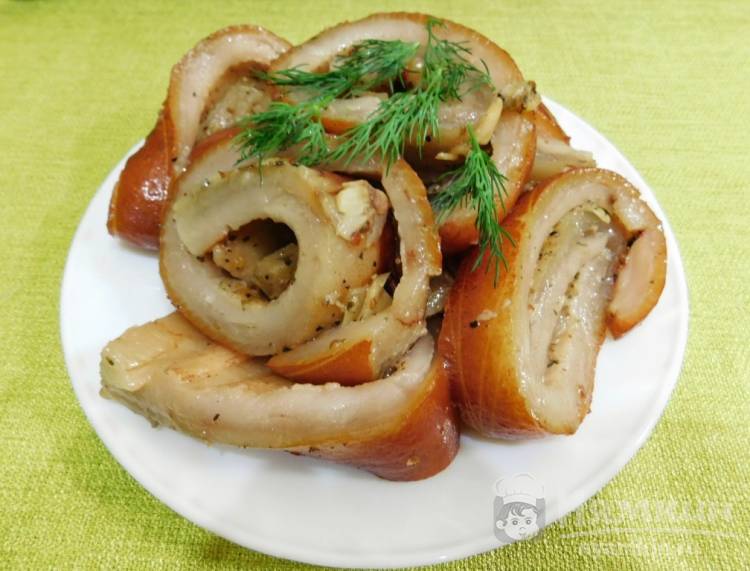 Деликатес из свиной шкурки «Забайкальский» – кулинарный рецепт