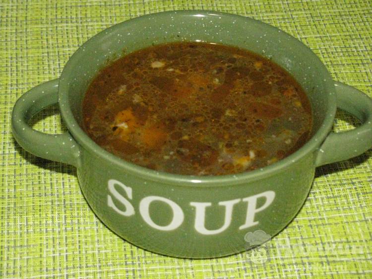 Суп из говядины с брокколи